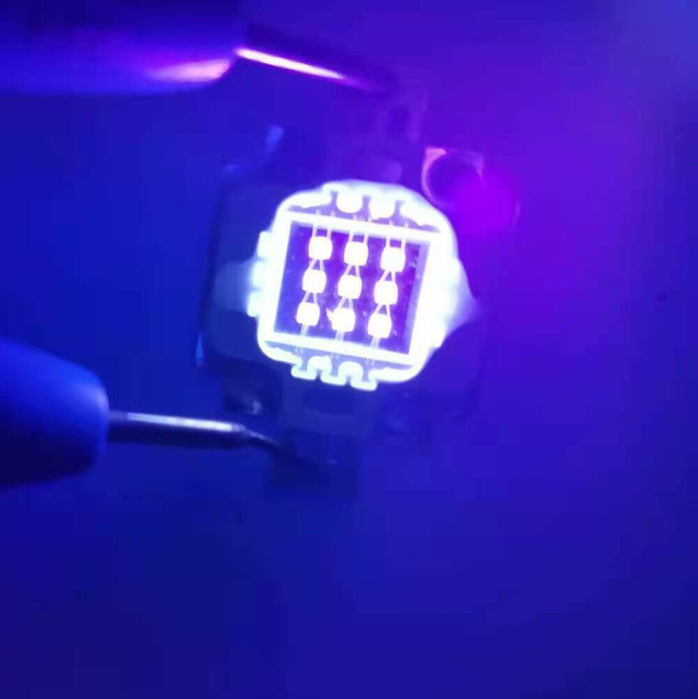 10W High Power LED UV Light Chip 365nm 375NM 385nm 395nm 400nm Ultra Violet