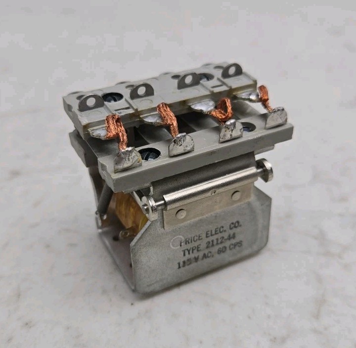 Price Electric Type 2112-44 Relay 115 Vac 60 Cps New See Pictures
