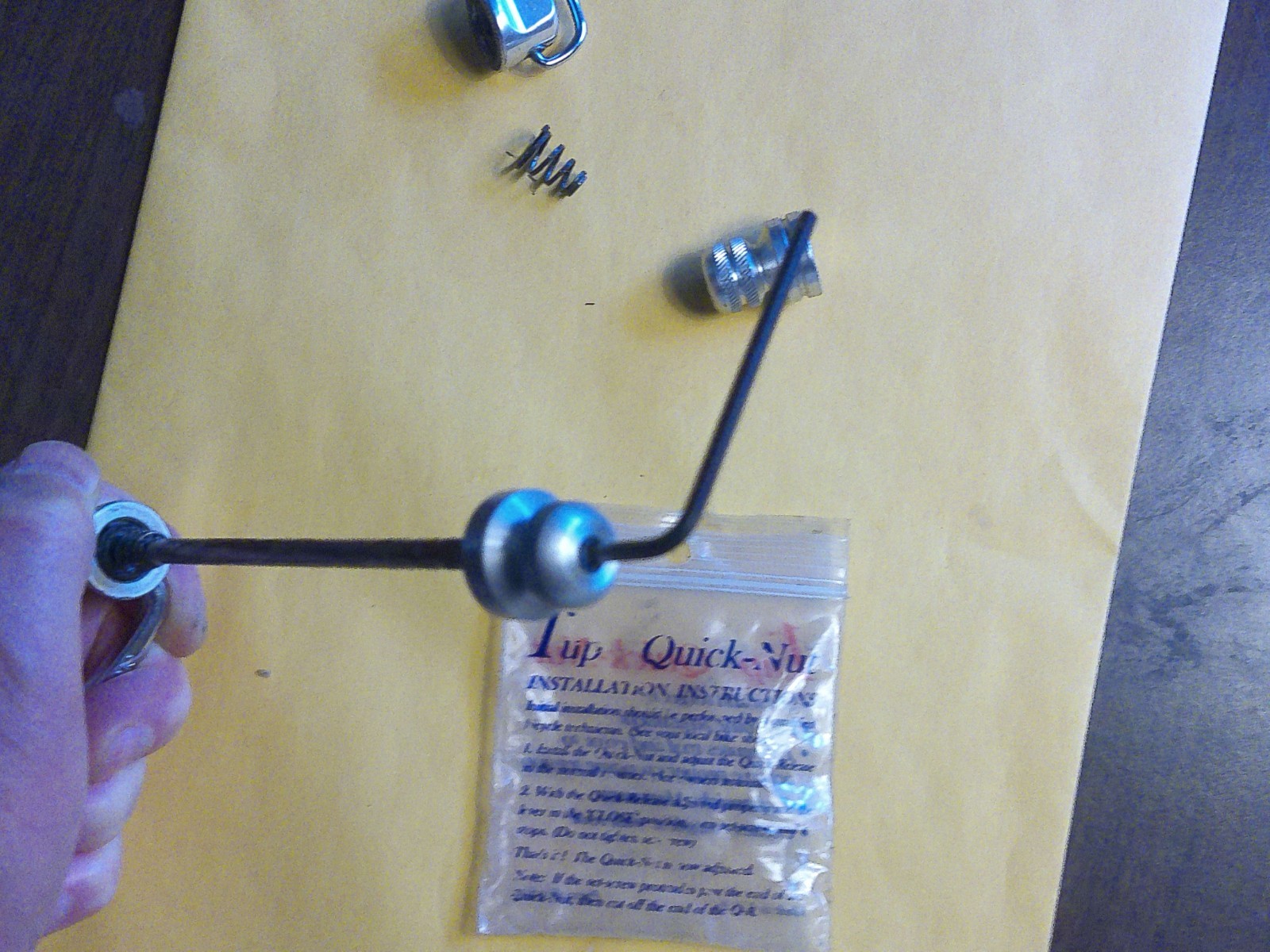 Vintage "Quick Nut" Anti Wheel Theft Device For Quick Relaese Skewers