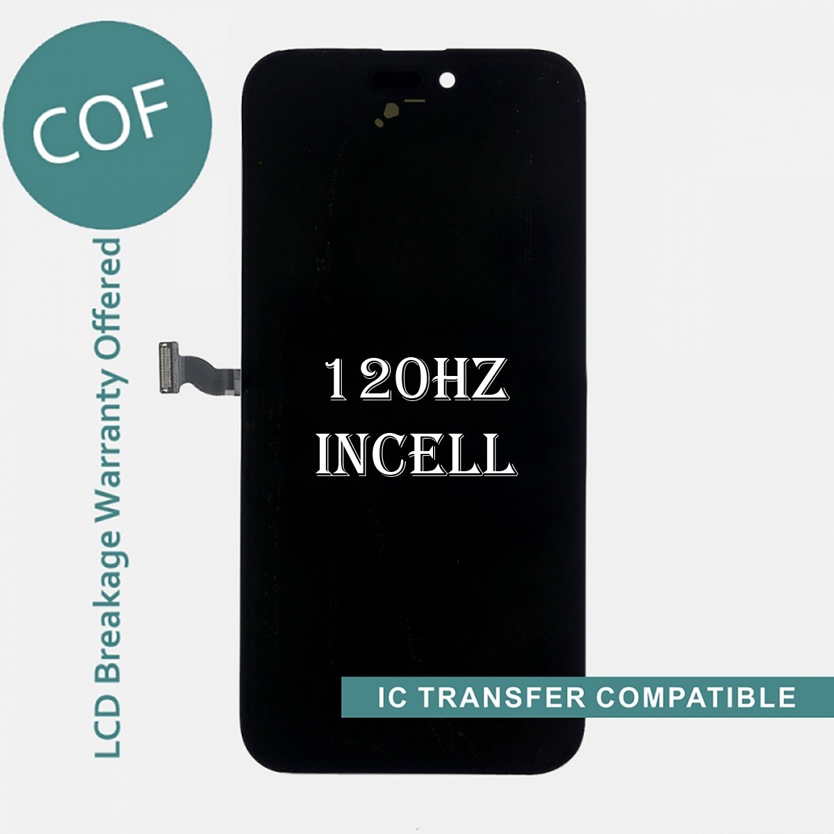 USA For Iphone 14 Pro Max 120Hz COF Incell Display LCD Touch Screen Digitizer