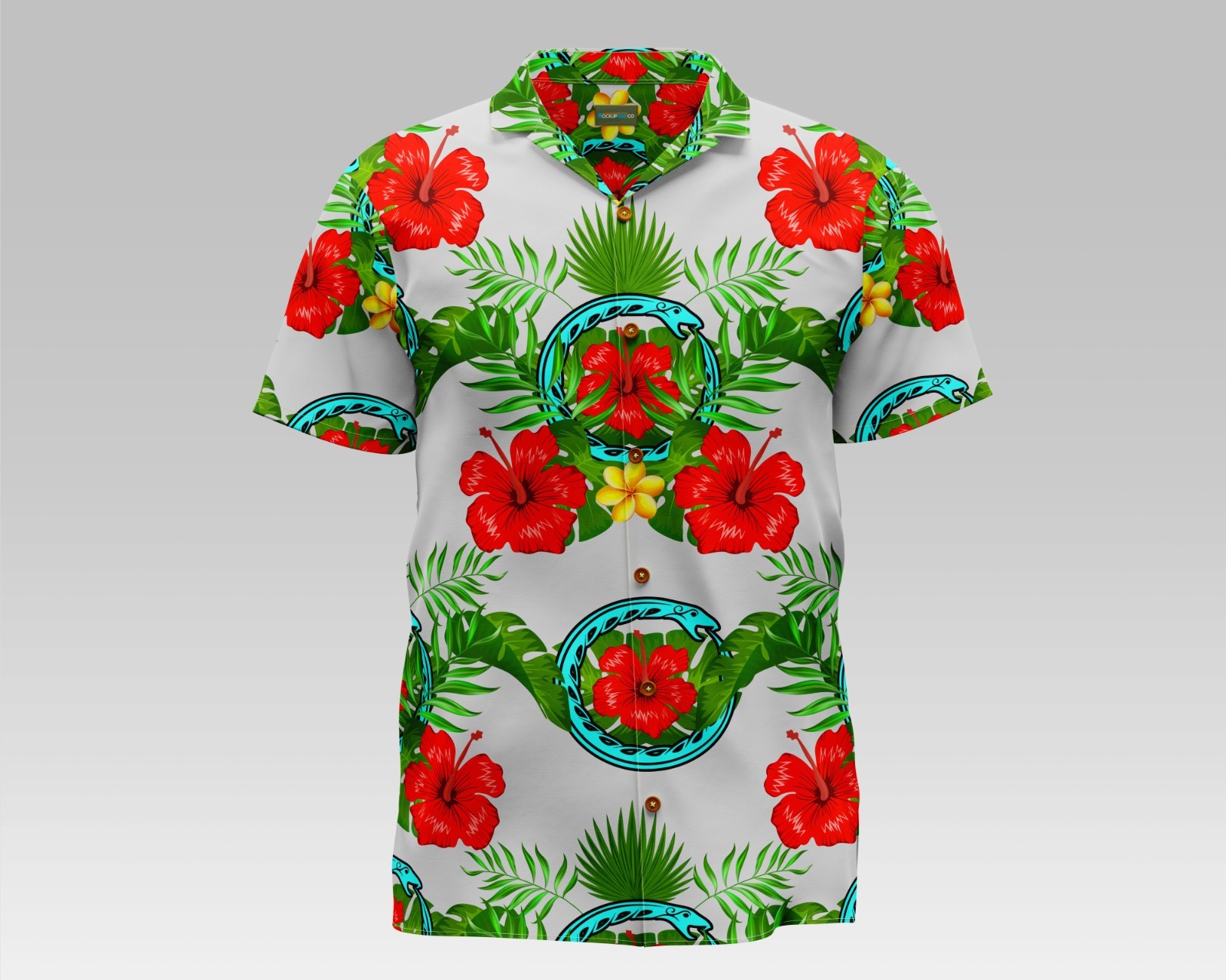 Paintball Hawaiian Button Up Shirt - Devoted - (sz Large)