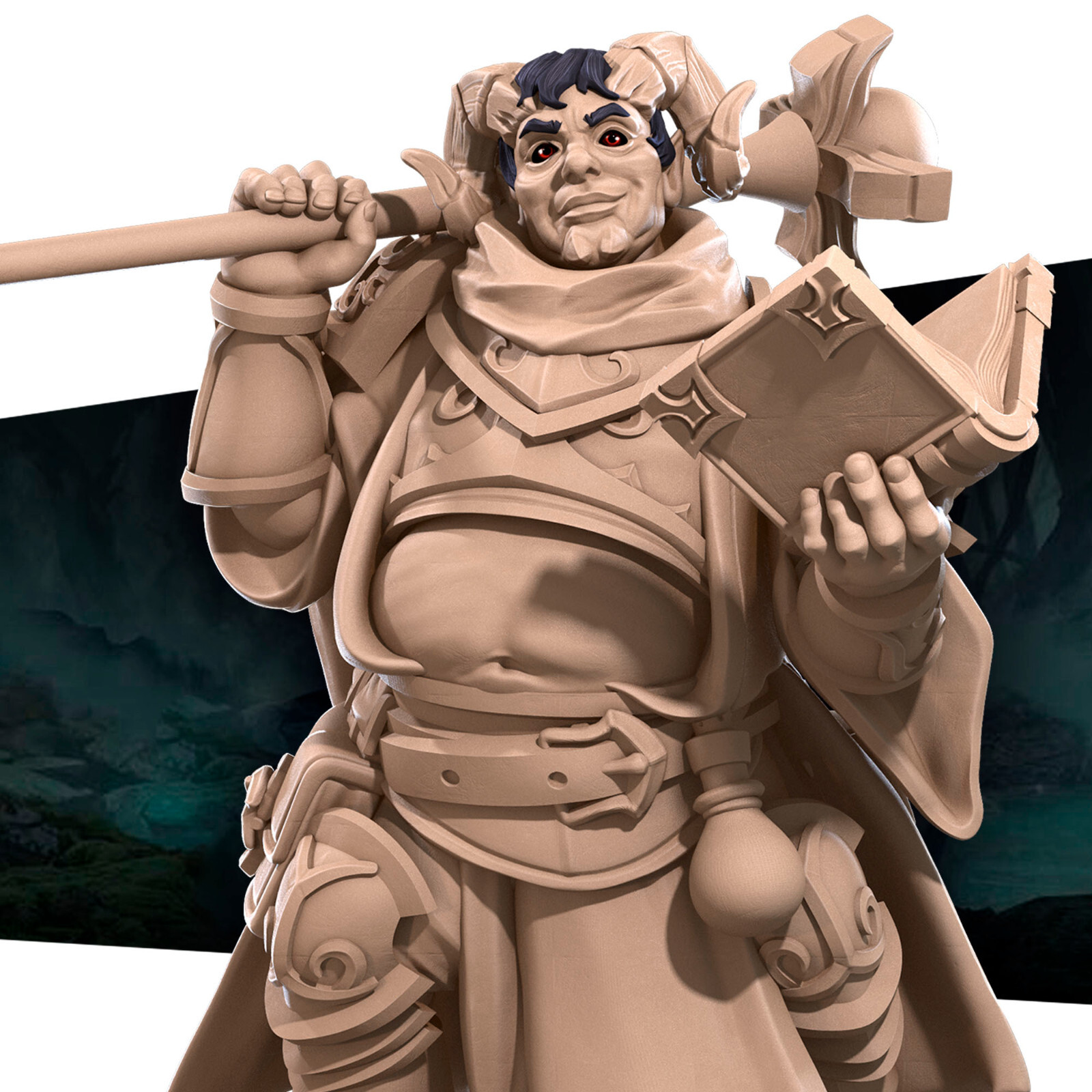 Tiefling Hero - Cleric / Mage  - Bite the Bullet - Dungeons and Dragons