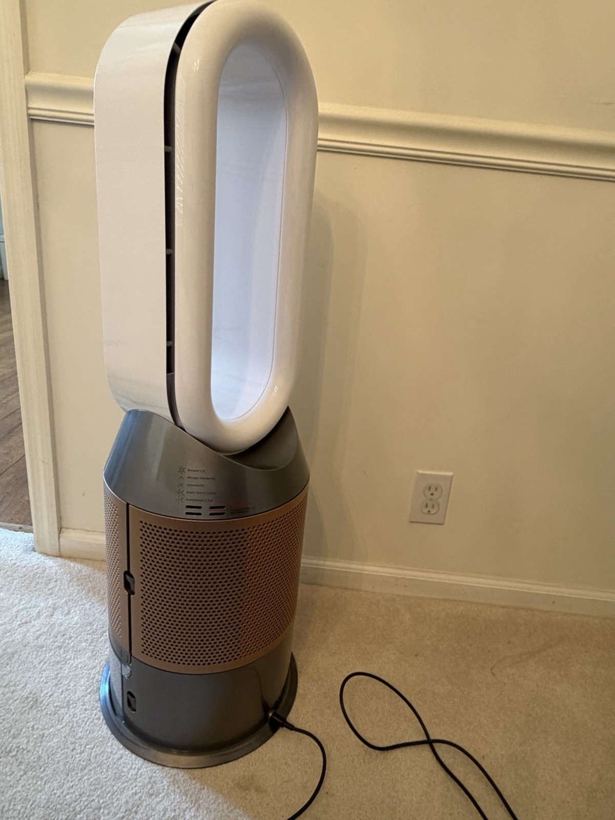 Dyson EID GIFT Humidifier Purifier(original remote+cable)Cool White Gold