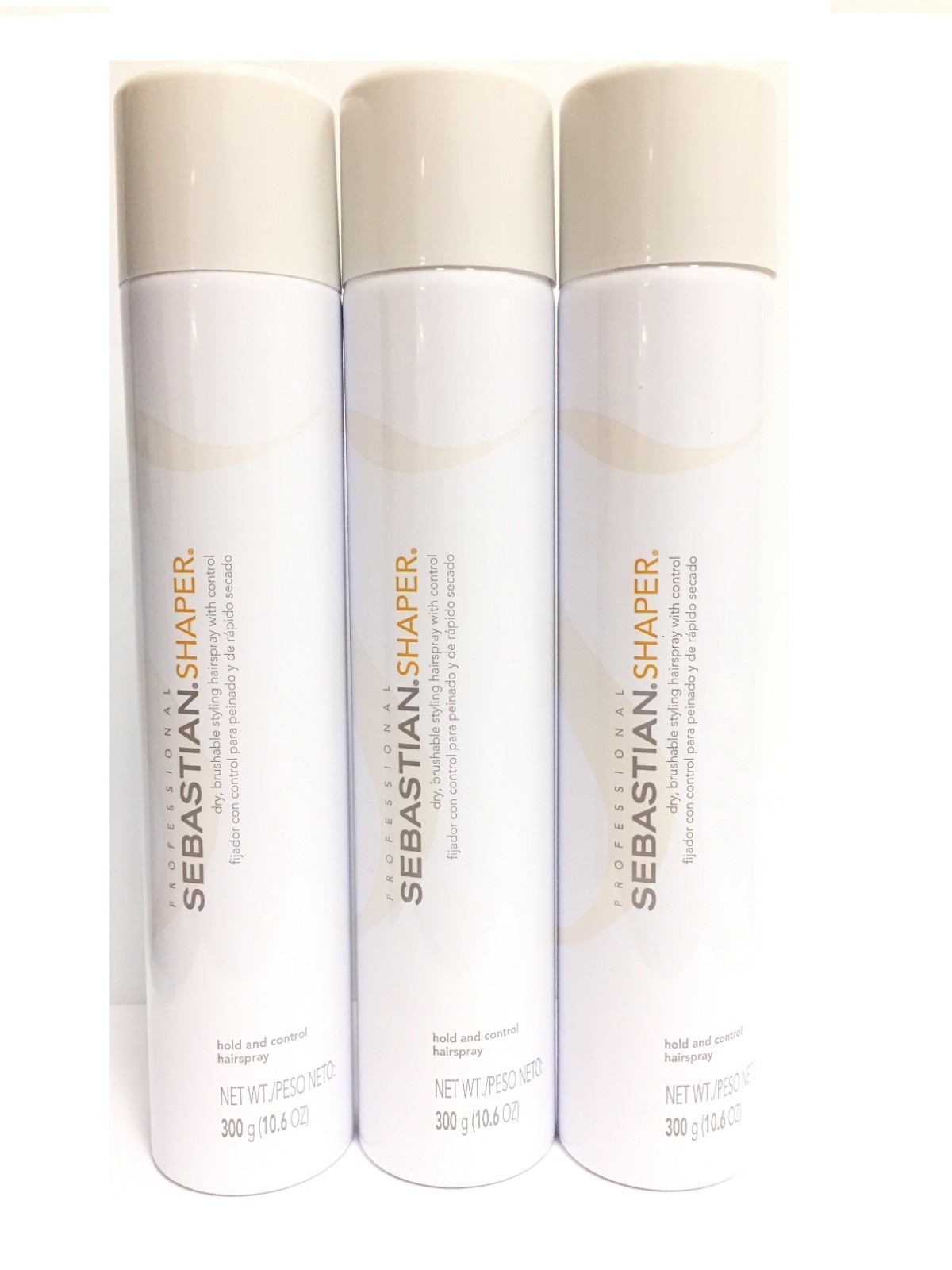 Sebastian Shaper Hairspray Brushable Styling 10.6 Oz 3 Pack