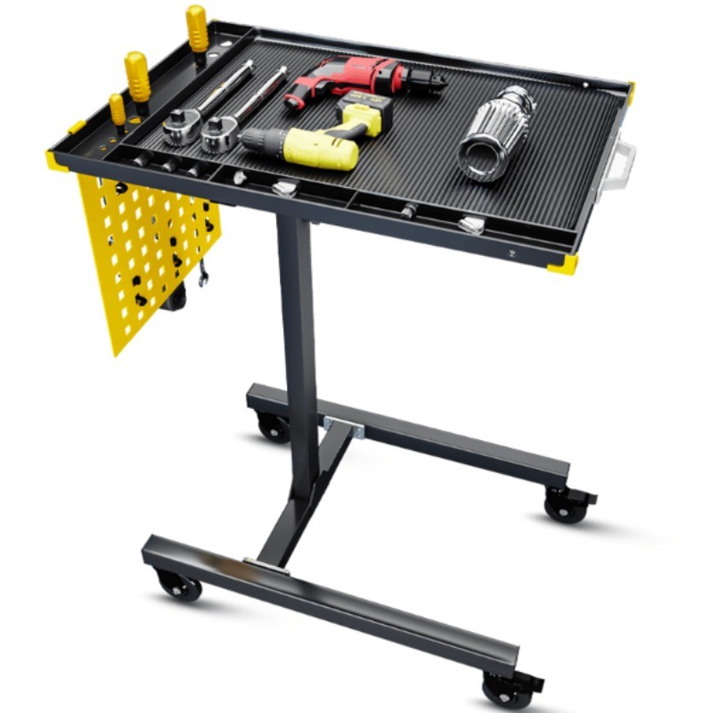 Lifting Workbench Engine Repair Parts Storage Workshop Mobile Tool Carts