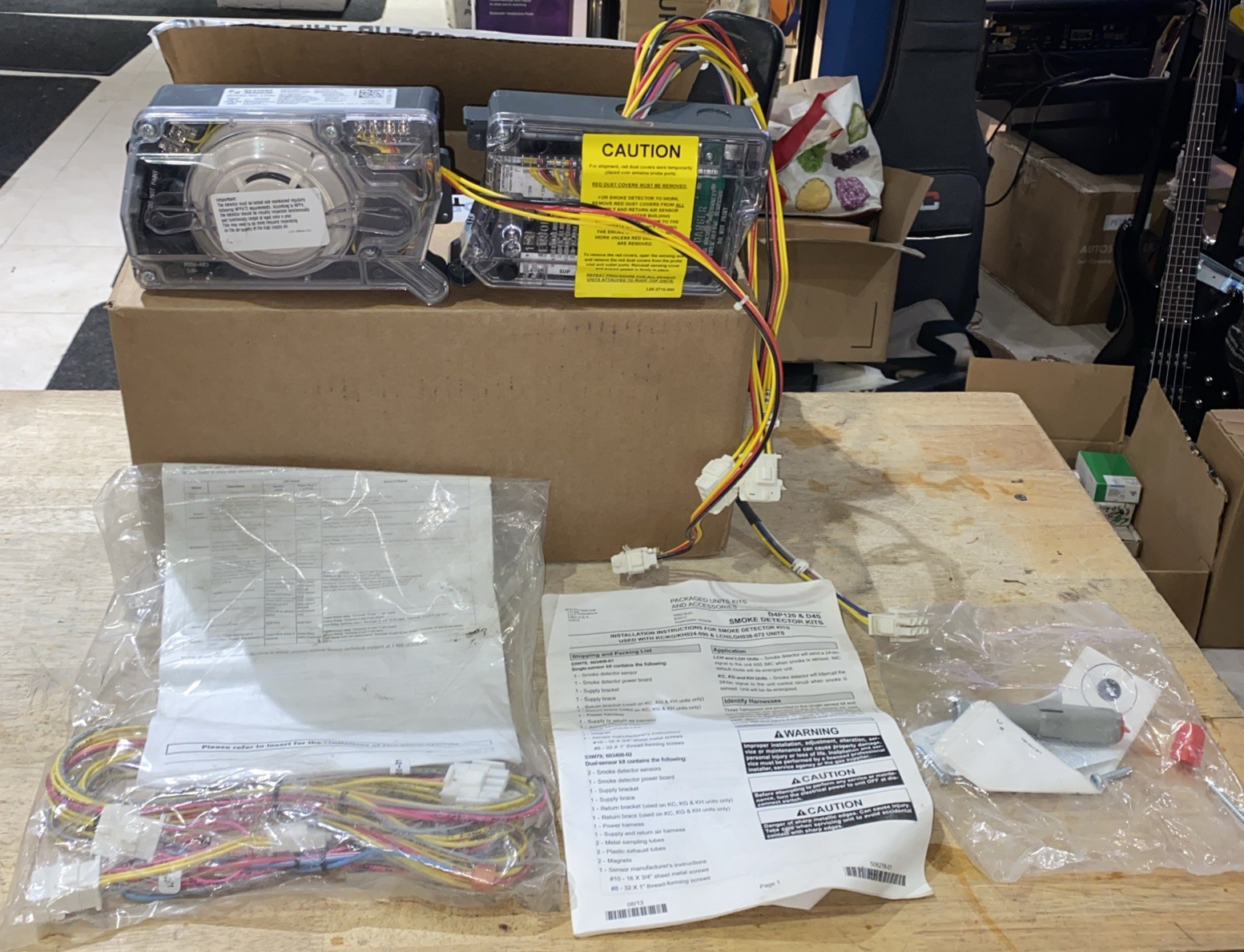 System Sensor Model: LD4S & LD4P120x 4-wire Duct Smoke Detector Lennox 102325-01