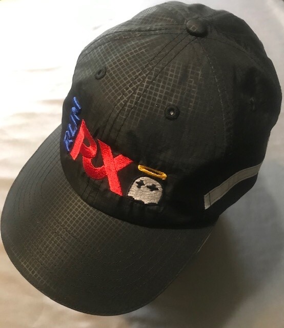 RUN RX Running Hat w/Pac-Man Ghost Dinky - Adjustable-Reflective Sides & Back