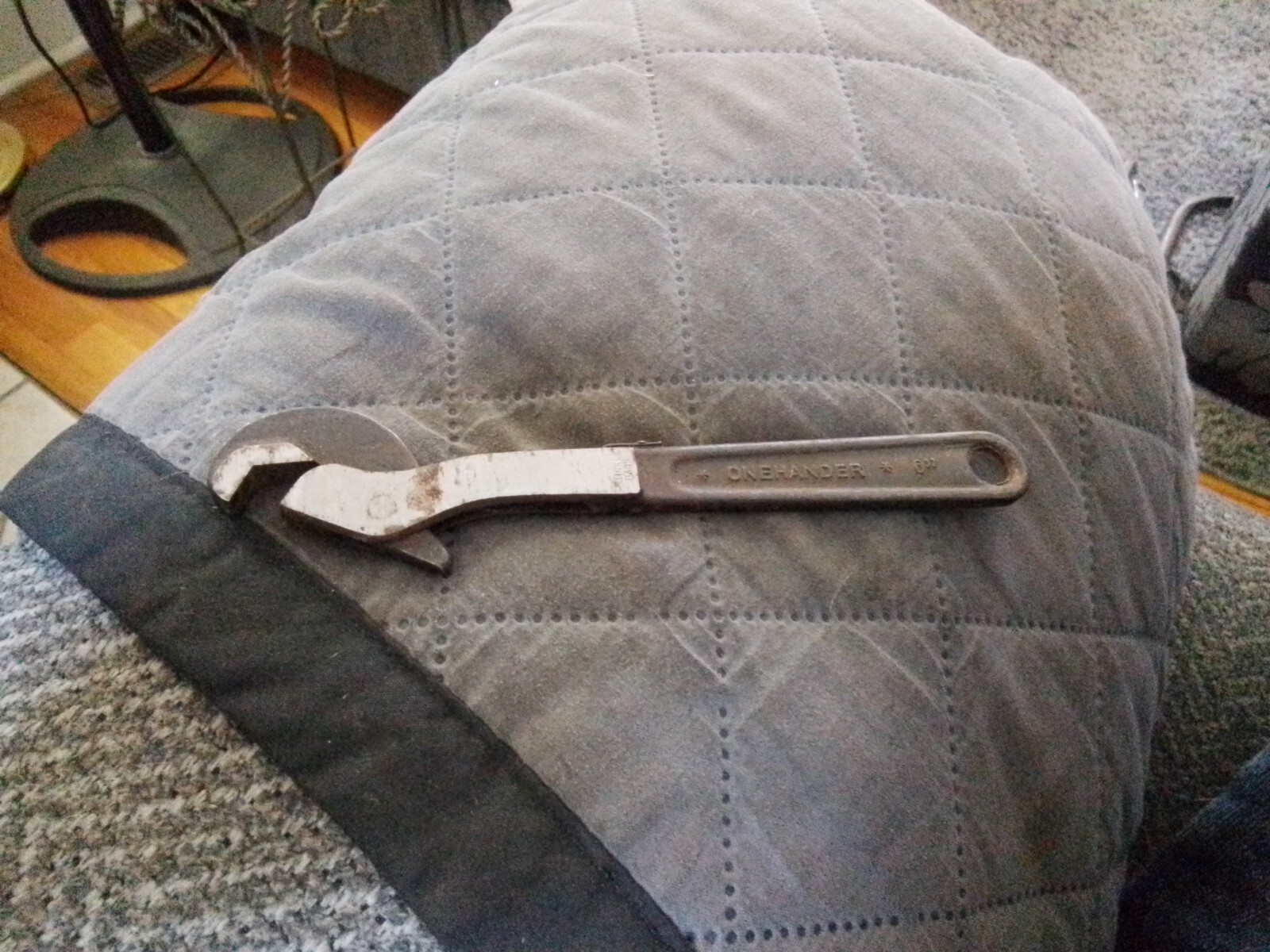 Really Old 6-inch OneHander Chromavan Wrench Made in Germany barn find no use