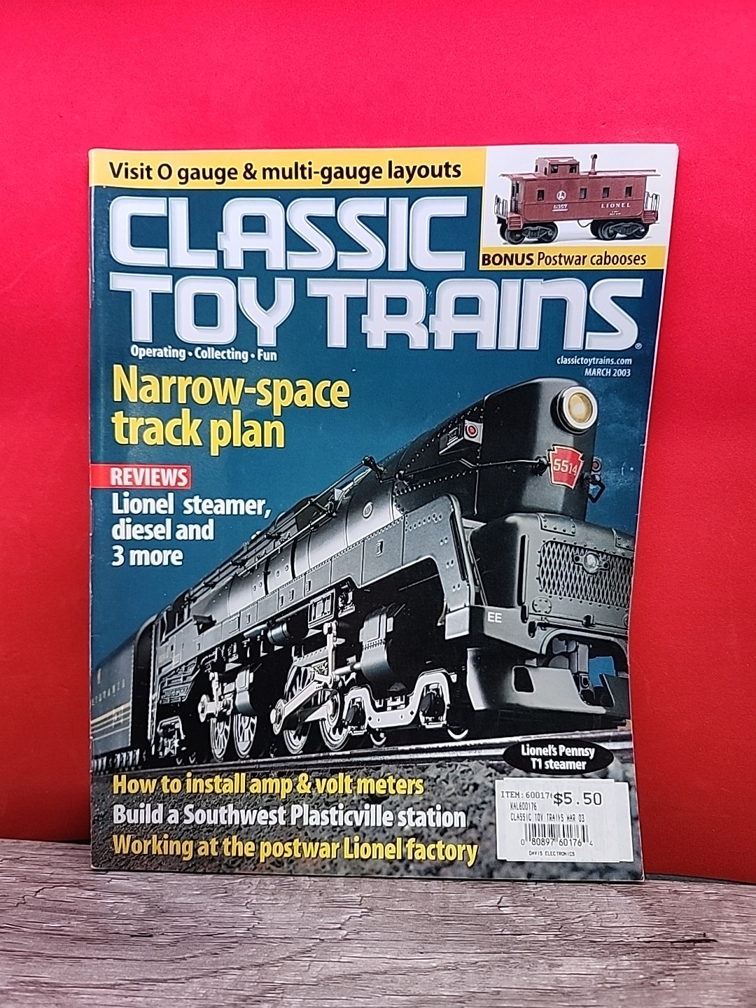 Classic Toy Trains Magazine March 2003