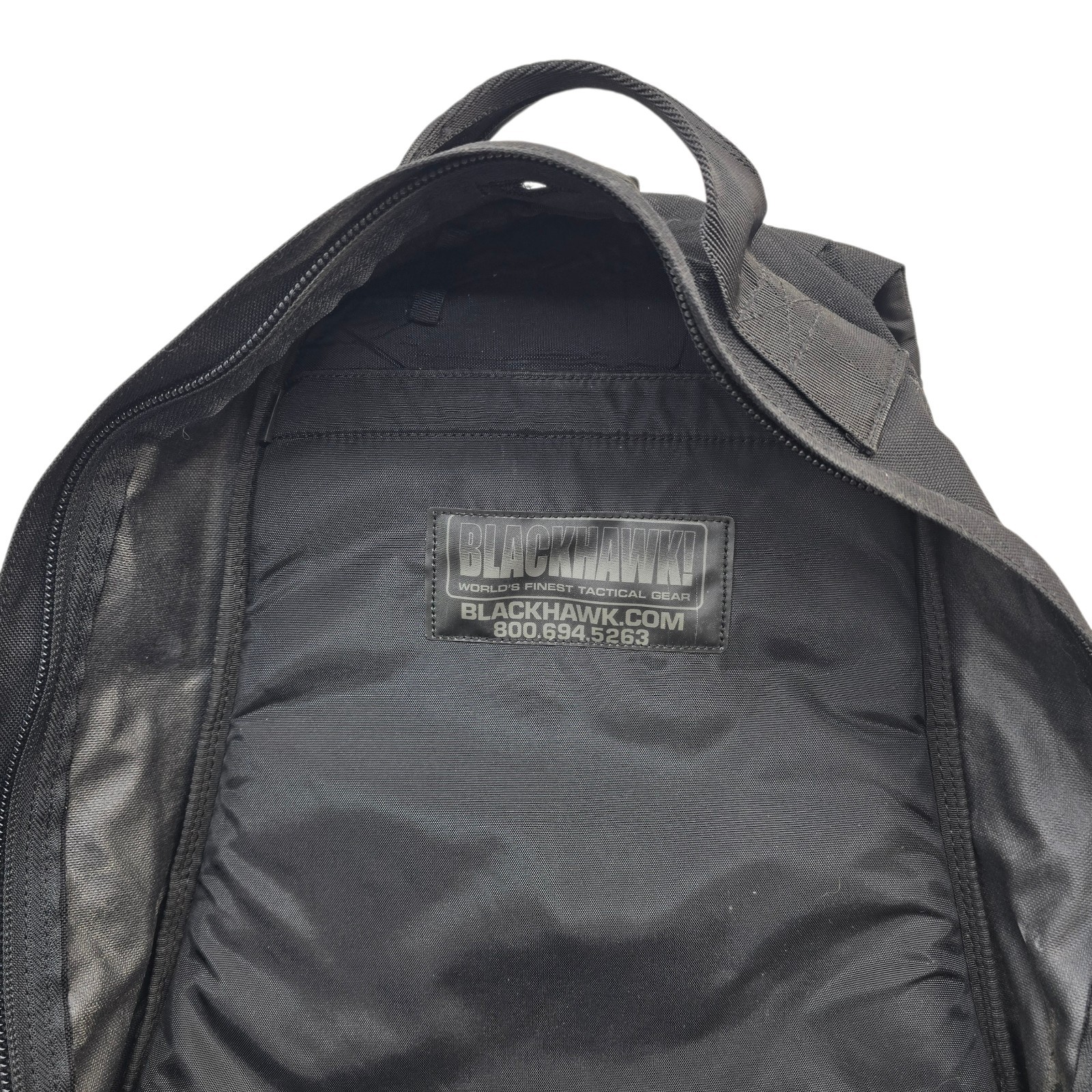Blackhawk 3 Day Assault Tactical Backpack Black Adjustable Straps Padded Back