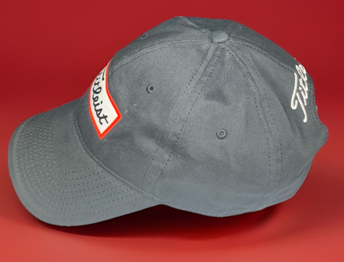 Titleist Hat Cap Golf Black Adjustable Lightweight Canvas Unisex