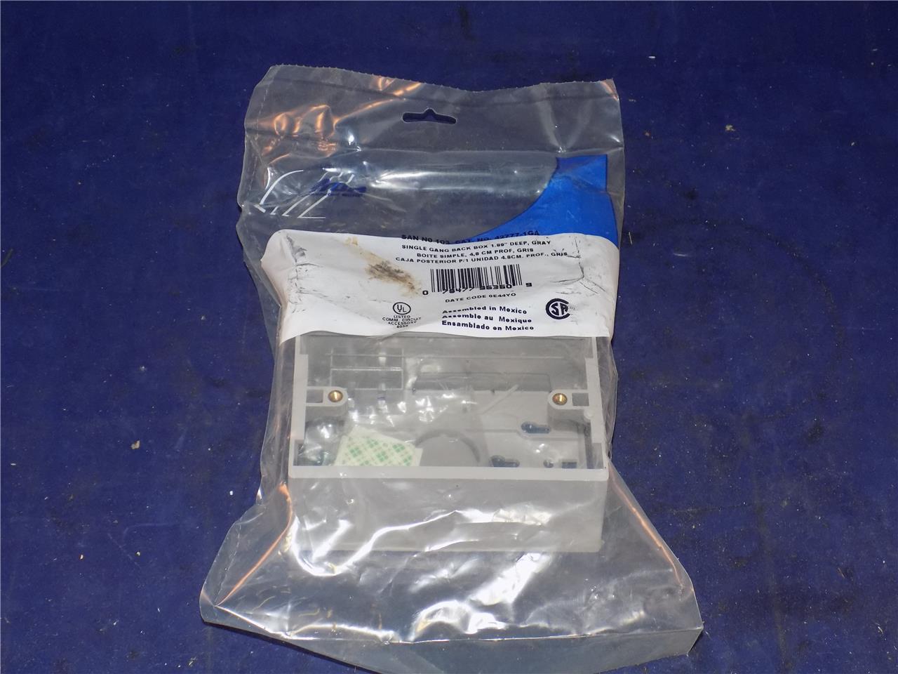 Leviton 42777-1GA 1.89" Single Gang Back Box