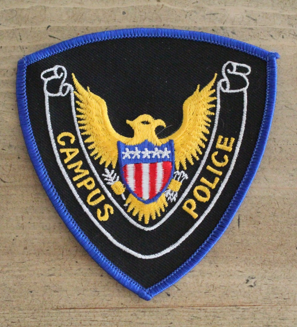 Campus Police Eagle Crest Shoulder Uniform Patch NEW UNUSED