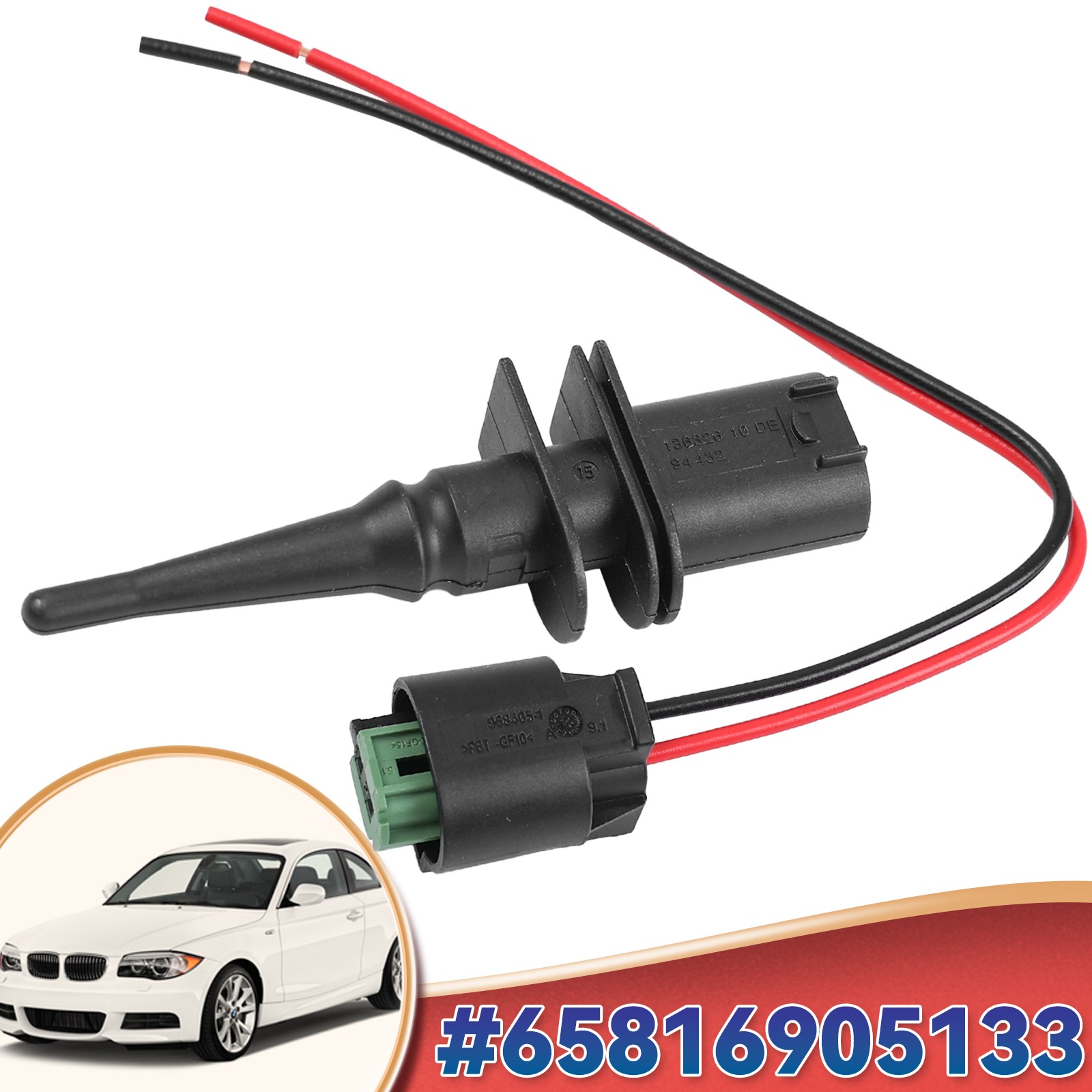 Outside Air Ambient Temperature Temp Sensor_For BMW E46 E39 E38 E90 X3 X5 X6 Z4