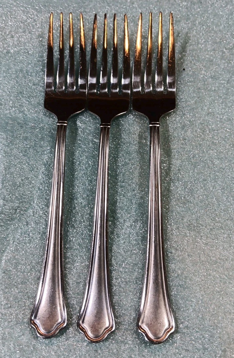 Pfatzgraff CAPRI FROST 7-1/4" Salad FORKS Set Of 3 Box 1a