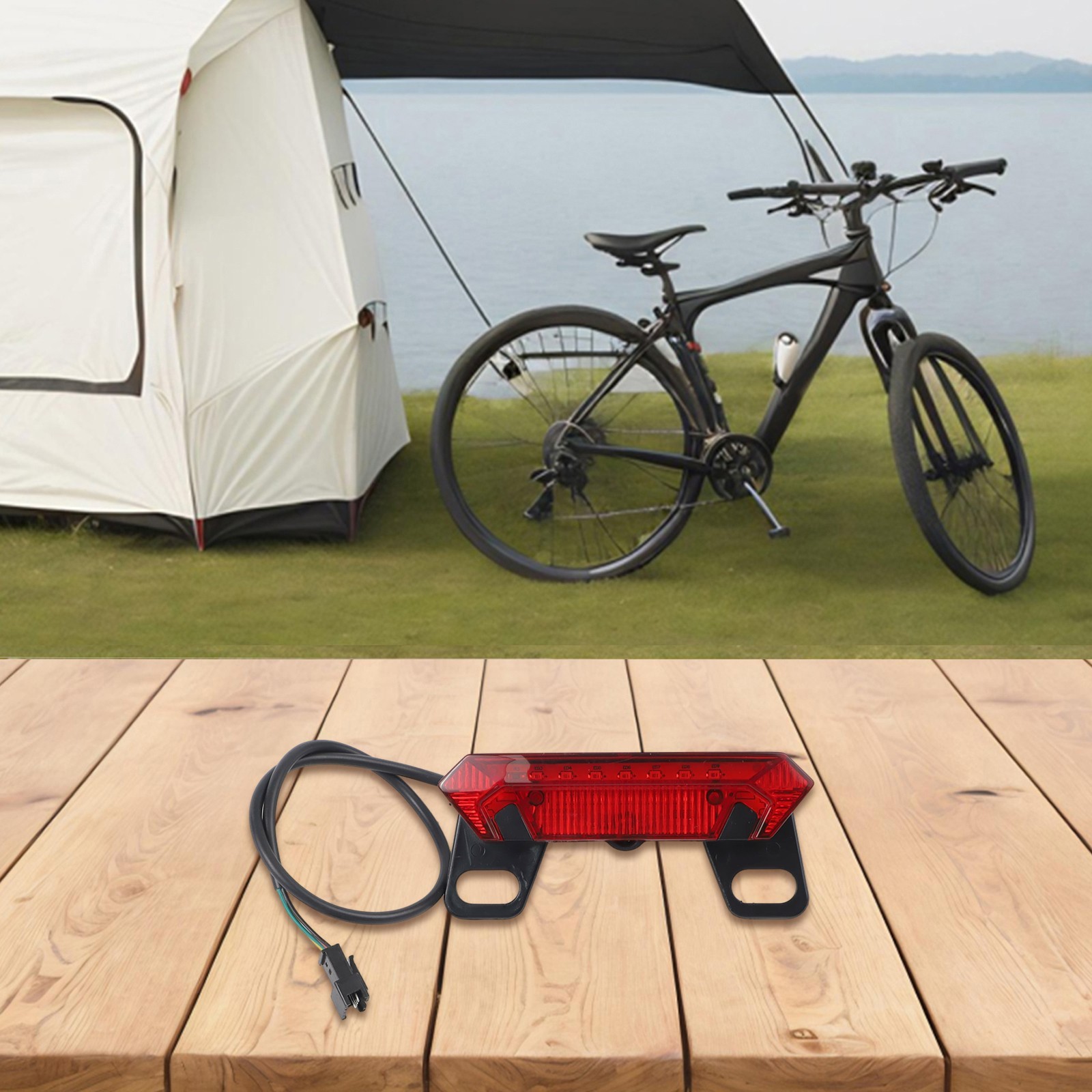 Ebike Rear Light Compact Size Long-lasting Performance Robust Materials