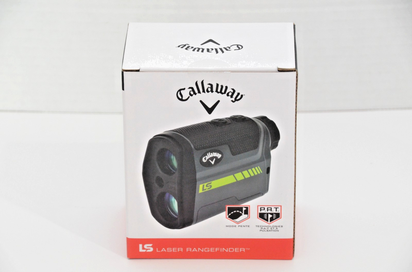New Callaway LS Slope Golf Laser  Rangefinder with Case Pulse Confirmation Black