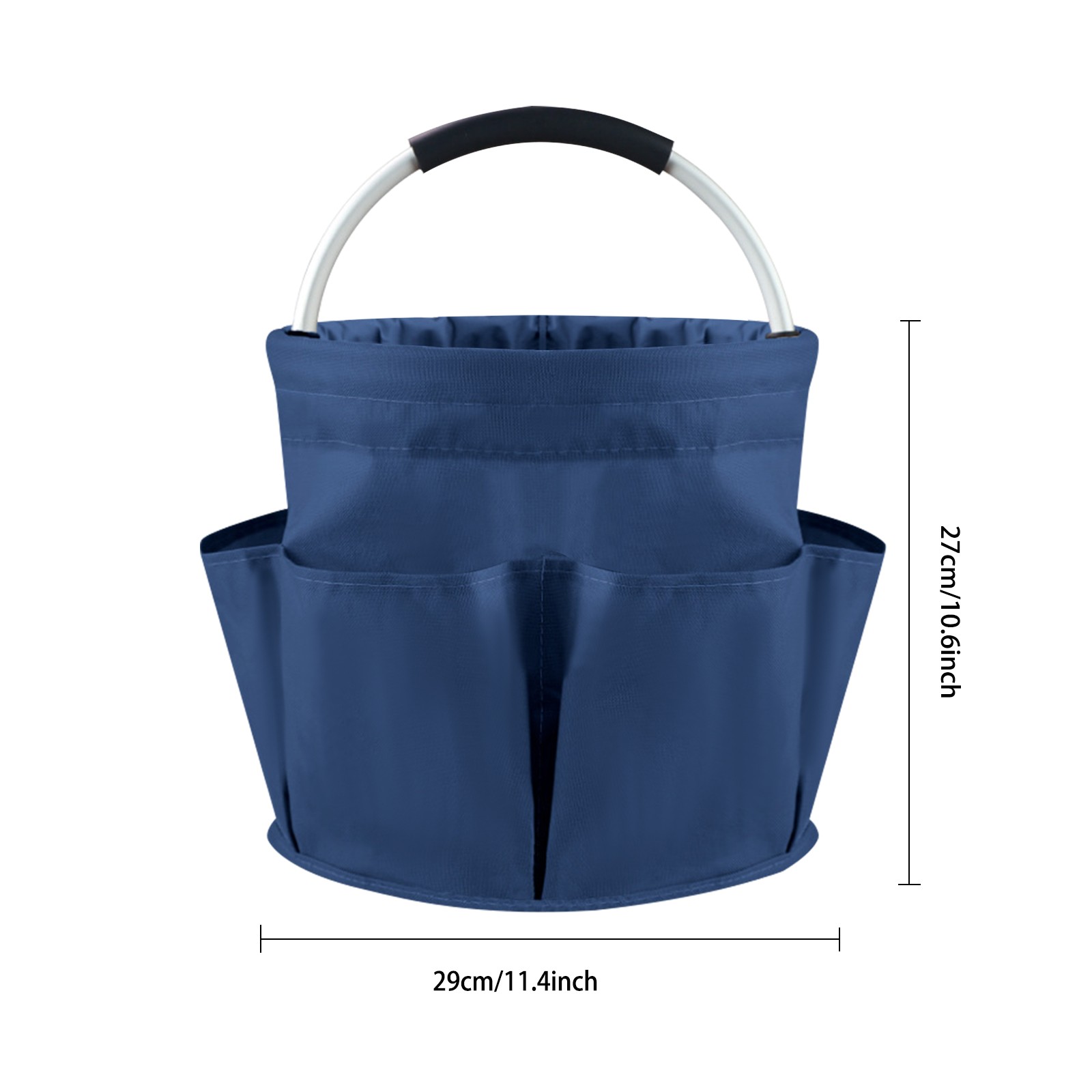 Foldable Cleaning Caddy, Portable Beach Basket, Multifunctional Storage Basket -