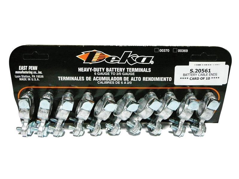 Battery Cable Ends - Pack of 10 - Universal Fit for Various Applications