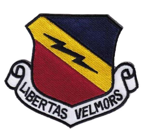 388th Fighter Wing 3.5" Patch – Plastic Backing Sew On