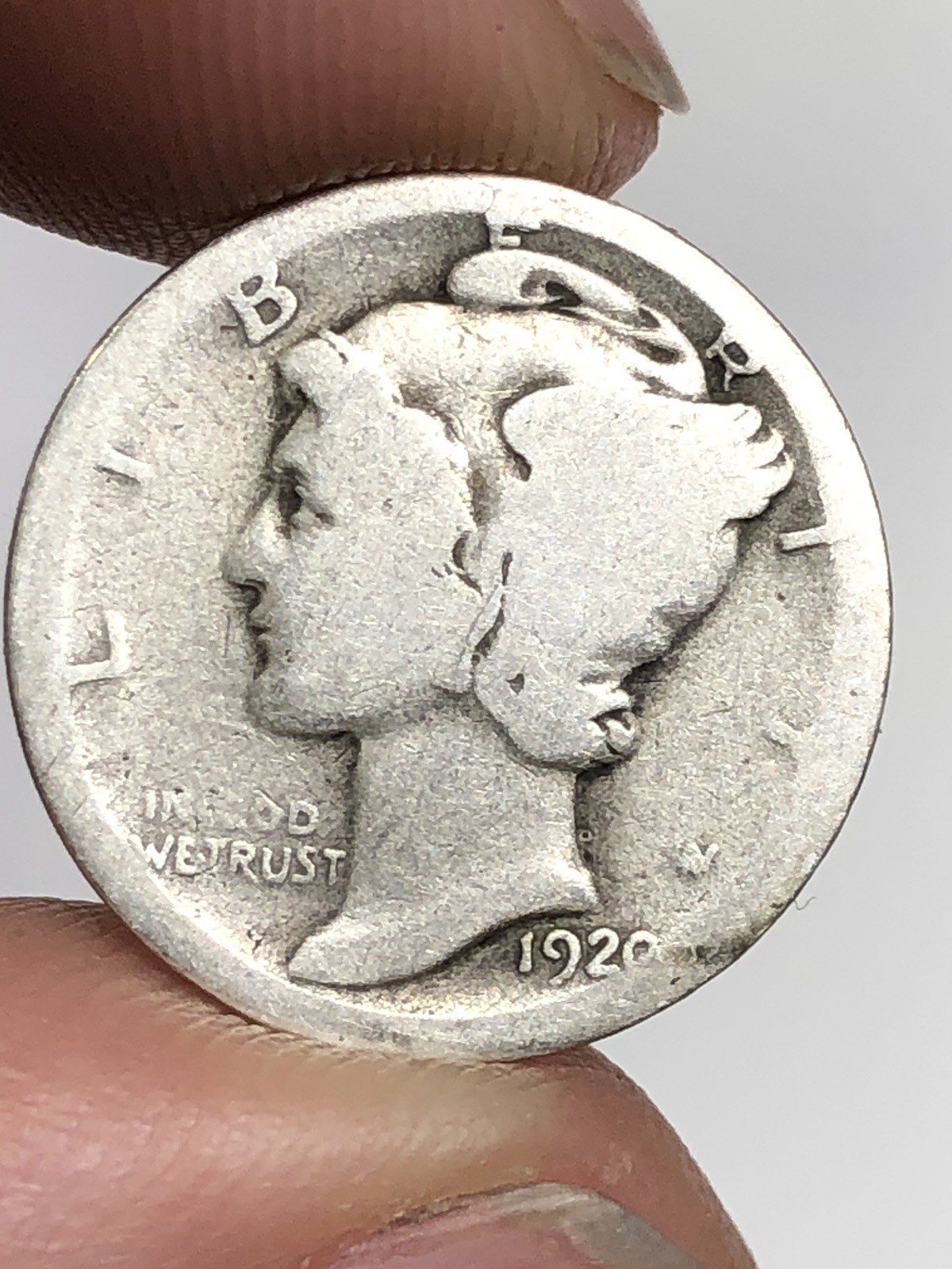1920-D Mercury Dime - .900 Silver Constitutional Coin