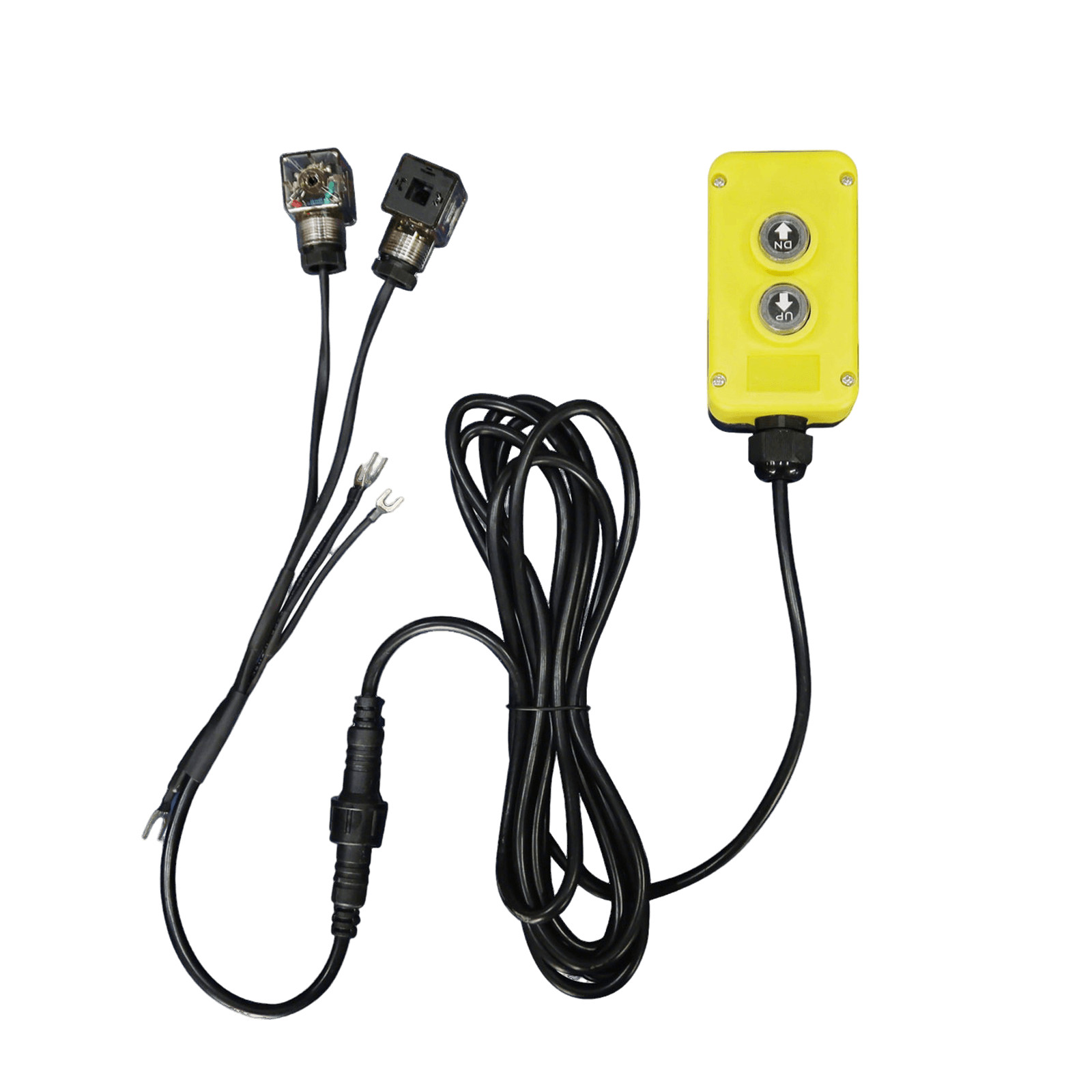 KTI Two Button Pendant Hydraulic Dump Trailer Controller - Power UP & DOWNDyIN