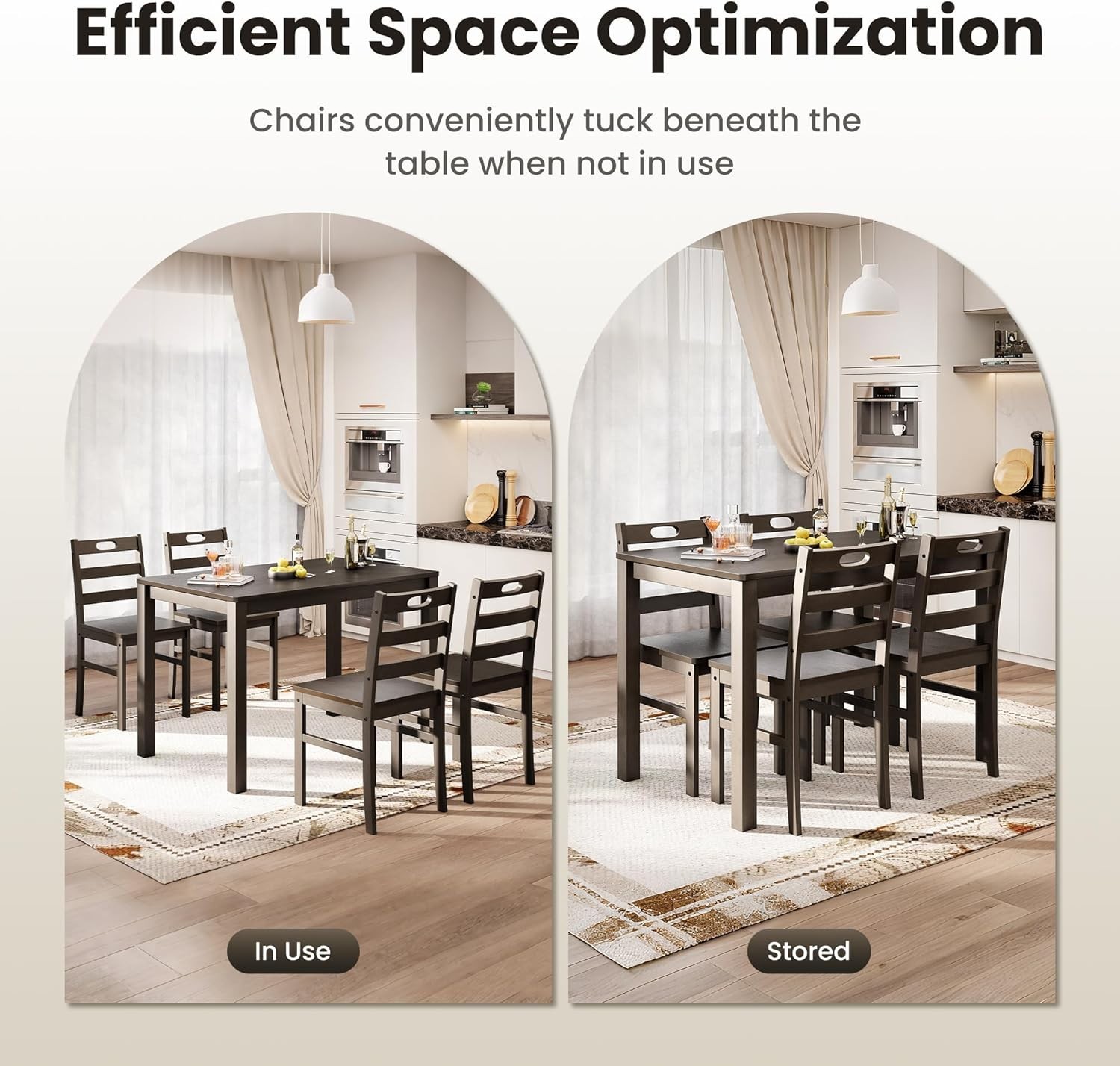 Dining Table Set Kitchen Table and Chairs for 4 Kitchen Table Dining Room Table