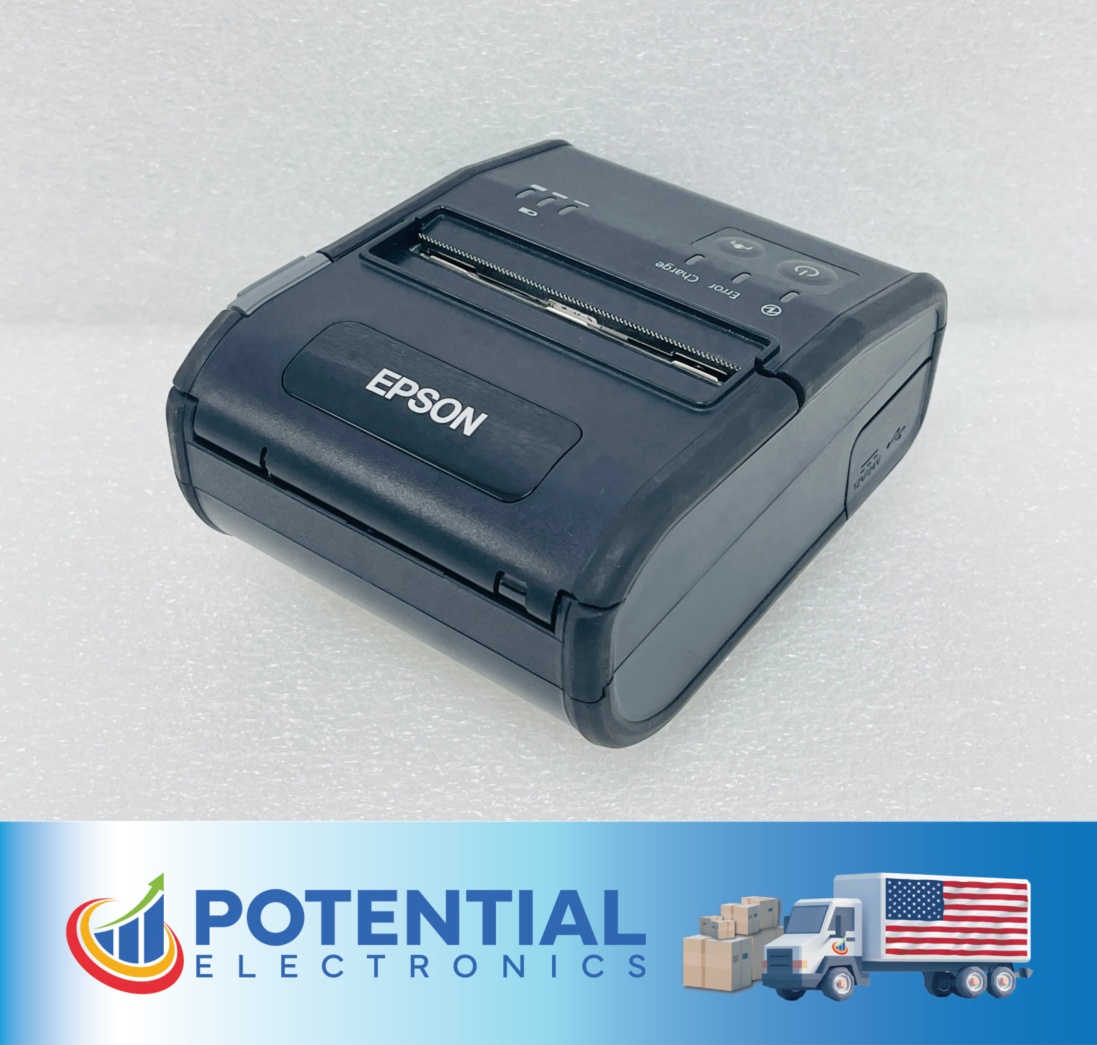 USED - Epson TM-P80 M316B Bluetooth Portable Thermal Printer Mobile Receipt