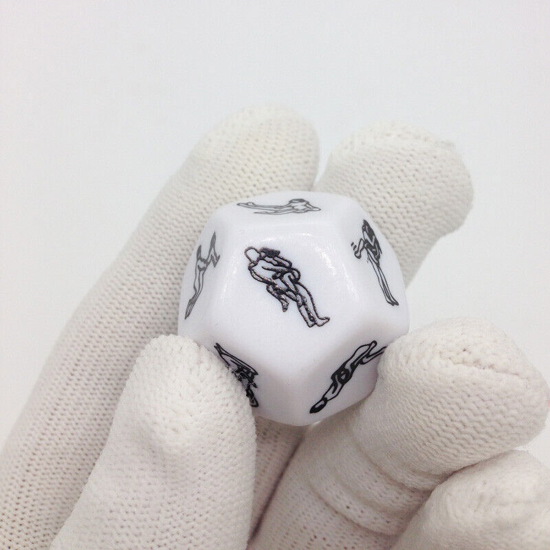 2Pcs 12 Side Sex Position Dice Bachelor Party Adult Couple Lover Novelty Gift!