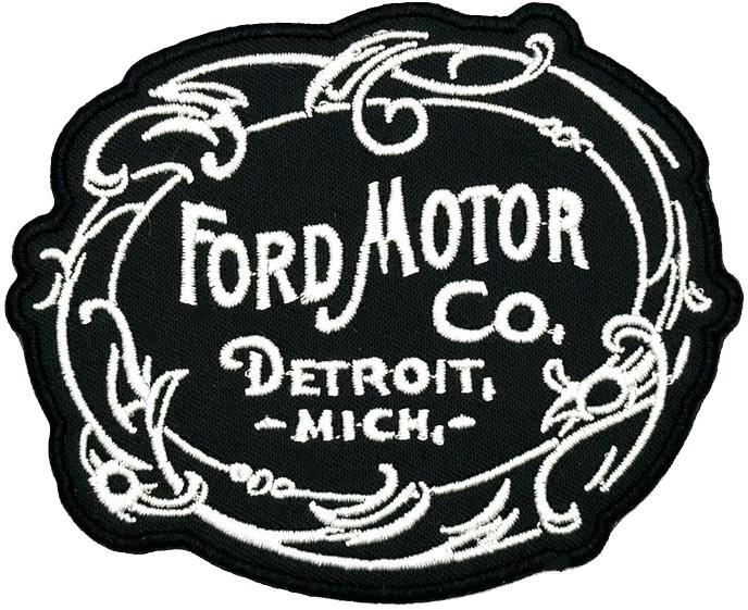 Patch - Ford Motor Company  1903 era Black - Ships WORLDWIDE & FREE to the USA!!