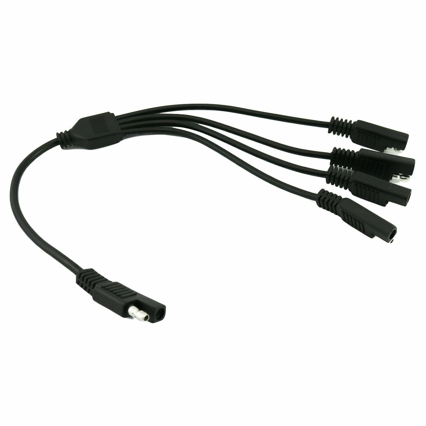 Solar Battery Charger Adapter Cable 5 Way Quick Connector SAE Plug Splitter Cord