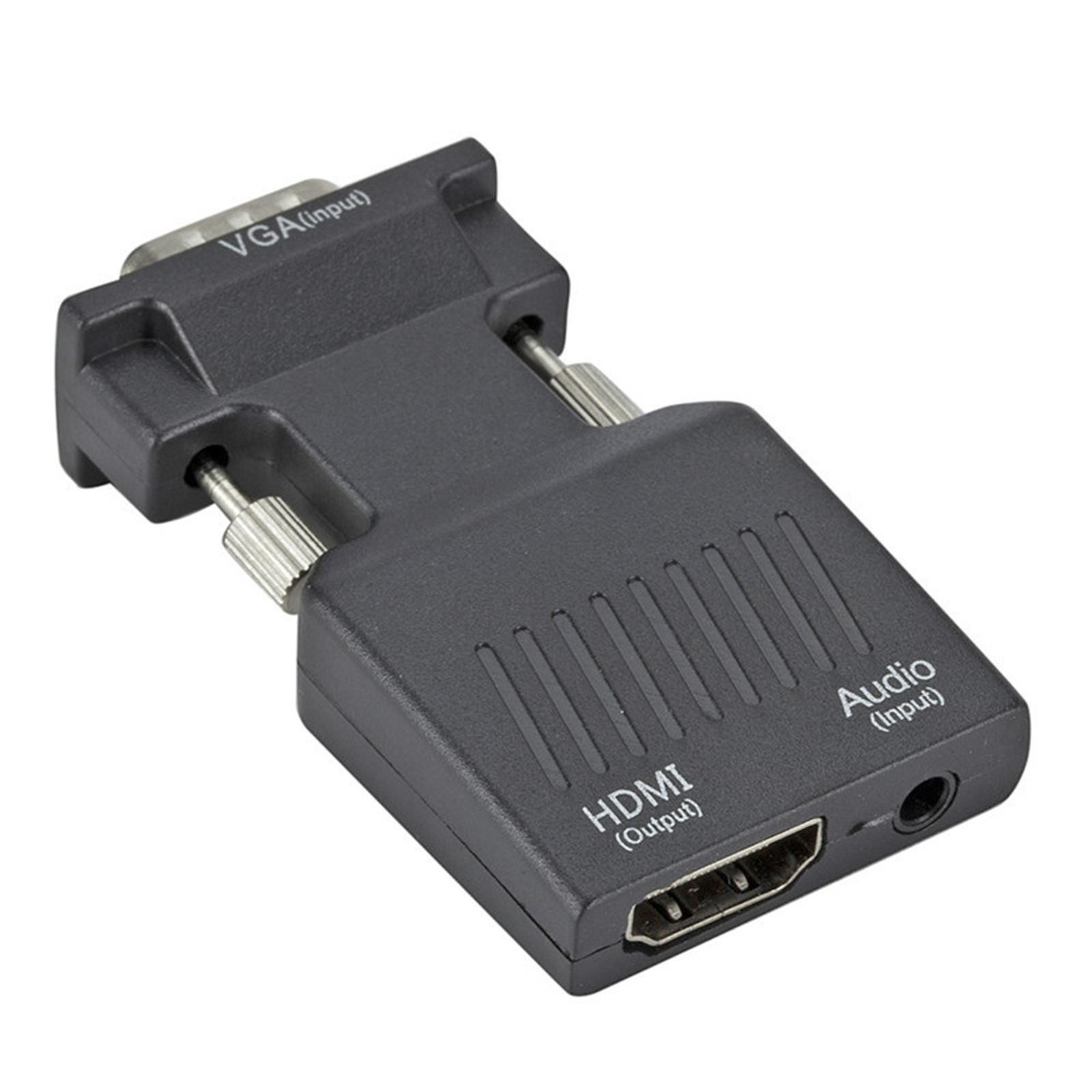 VGA Input To HDMI Output Adapter+ Audio Cable+USB Cable For Win7/8/10