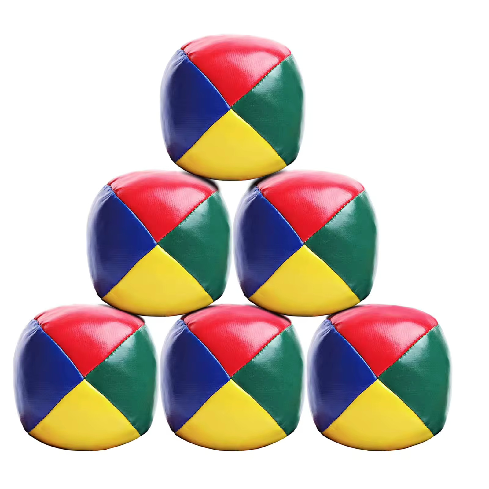 6PCS Smooth Durable Juggle Ball Juggling Balls Set For Beginners Learn To Juggle