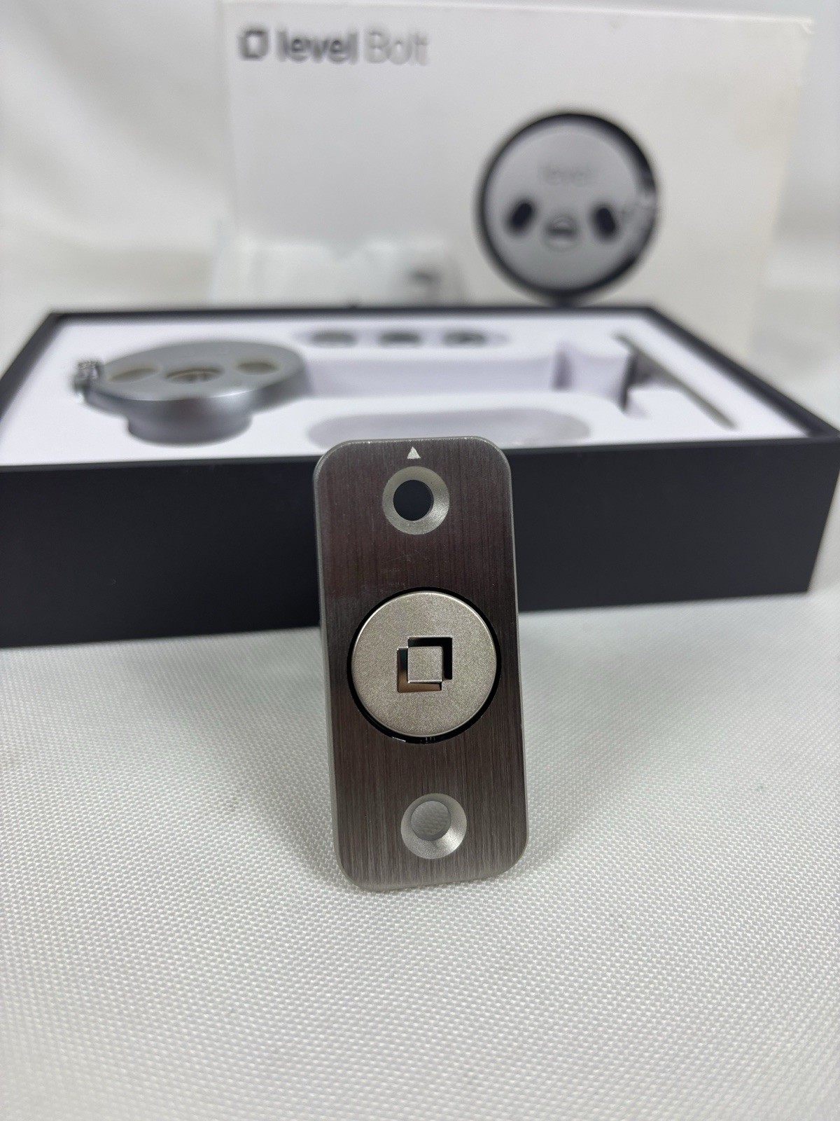 Level Bolt C-D11U A3 Keyless Entry Bluetooth Smart Lock Deadbolt, Satin Chrome