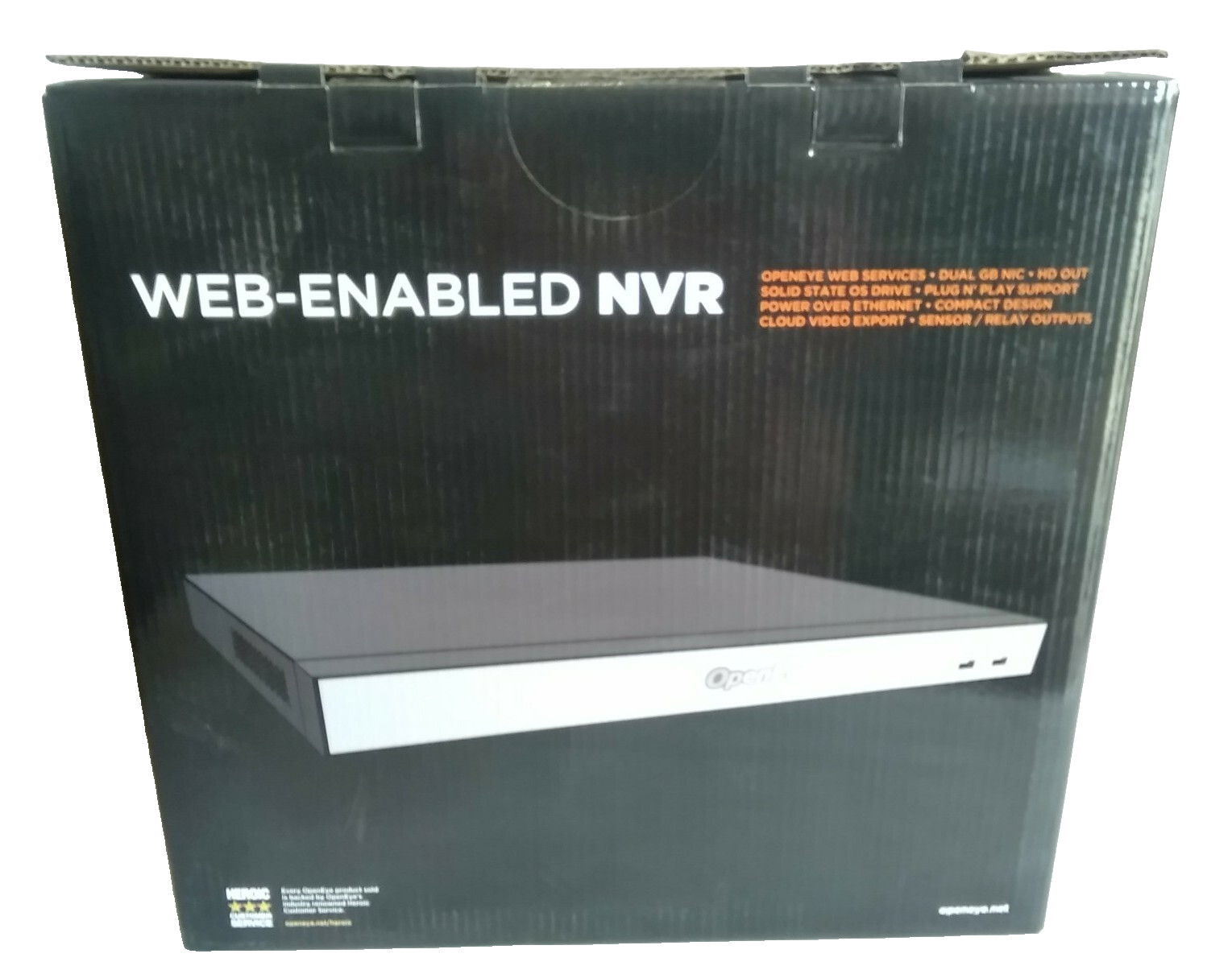 Open Eye Web-Enabled NVR 4ch PnP 120w Apex Traverse 6TB