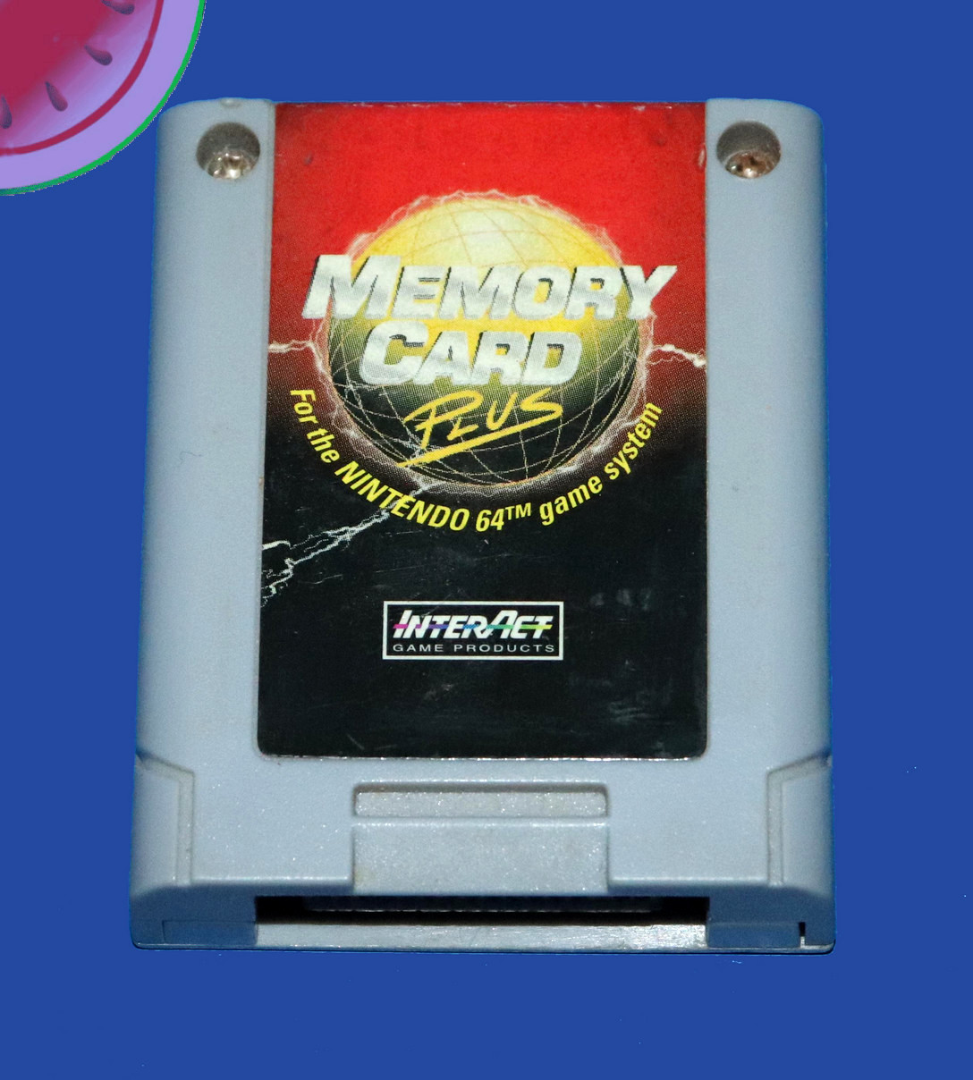 TESTED Nintendo 64 N64 InterAct MEMORY CARD PLUS 4X Pak Pack NEW BATTERY