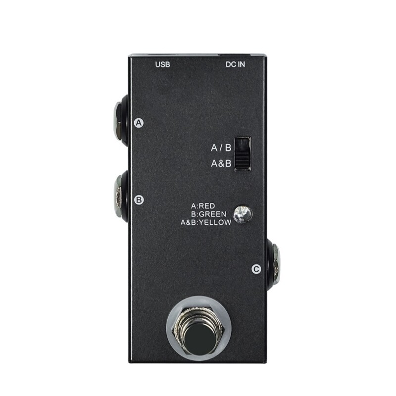 True Bypass Electric Guitar Effects Pedal ABY Line Selector AB Switches