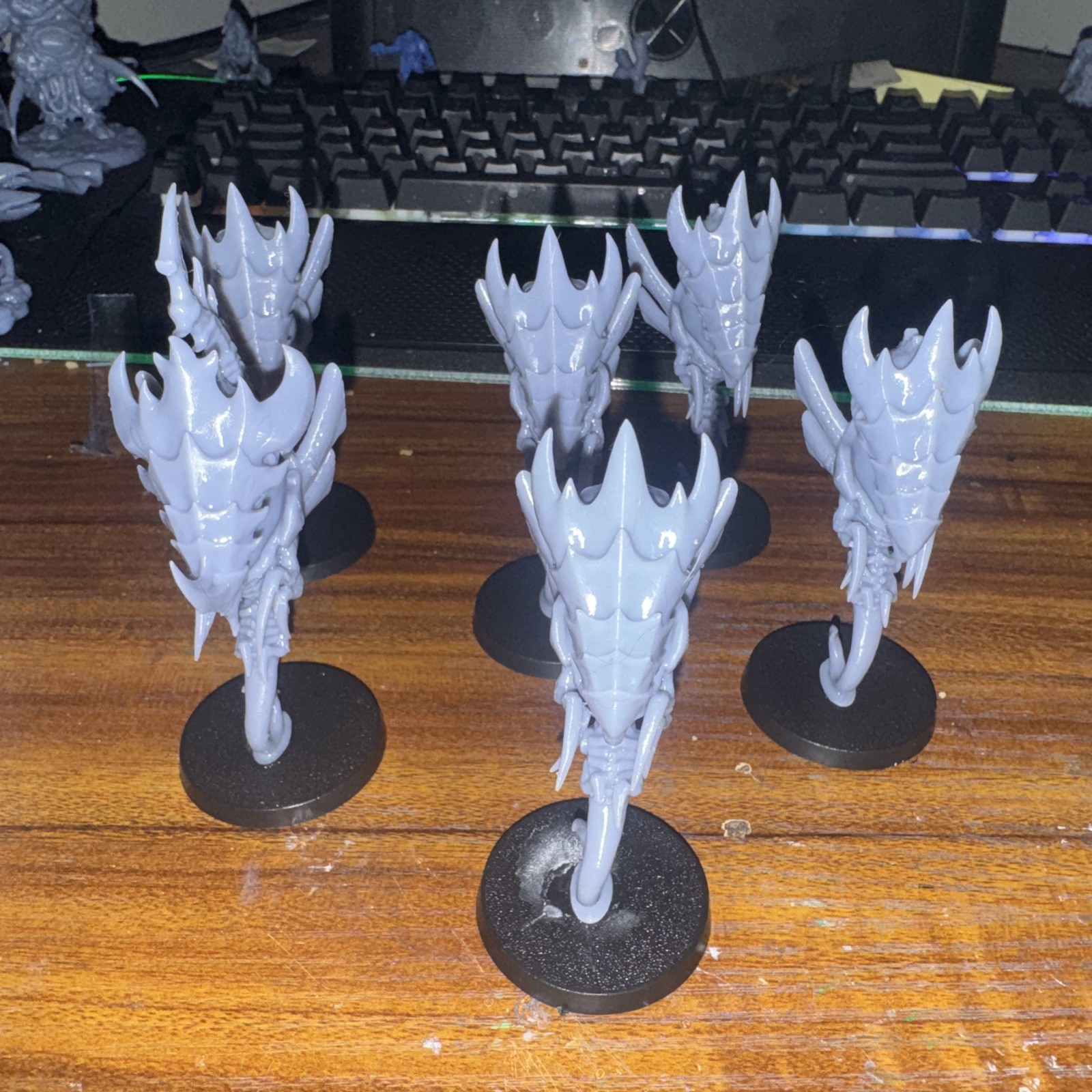 Warhammer 40k Tyranids Zoanthropes x5 and 1 neurotrope x1 read all details