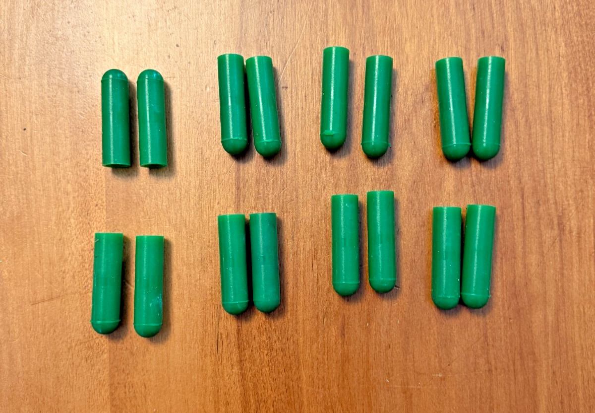 Silicone Rubber Caps fit Connecting Rod Bolts 3/8" SBC SBF ARP protects crank