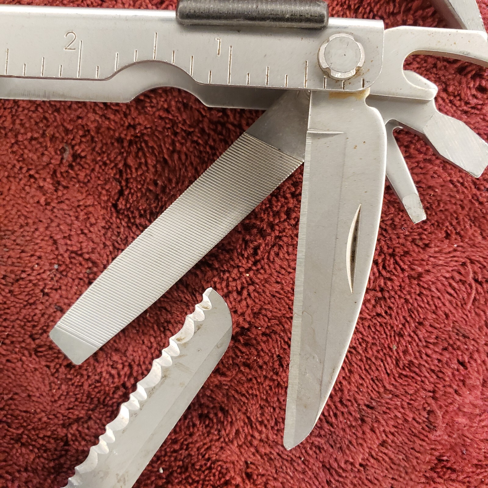 🔪 Lot 2 Gerber Multi Tool MP600 multiplier, drop point blade read