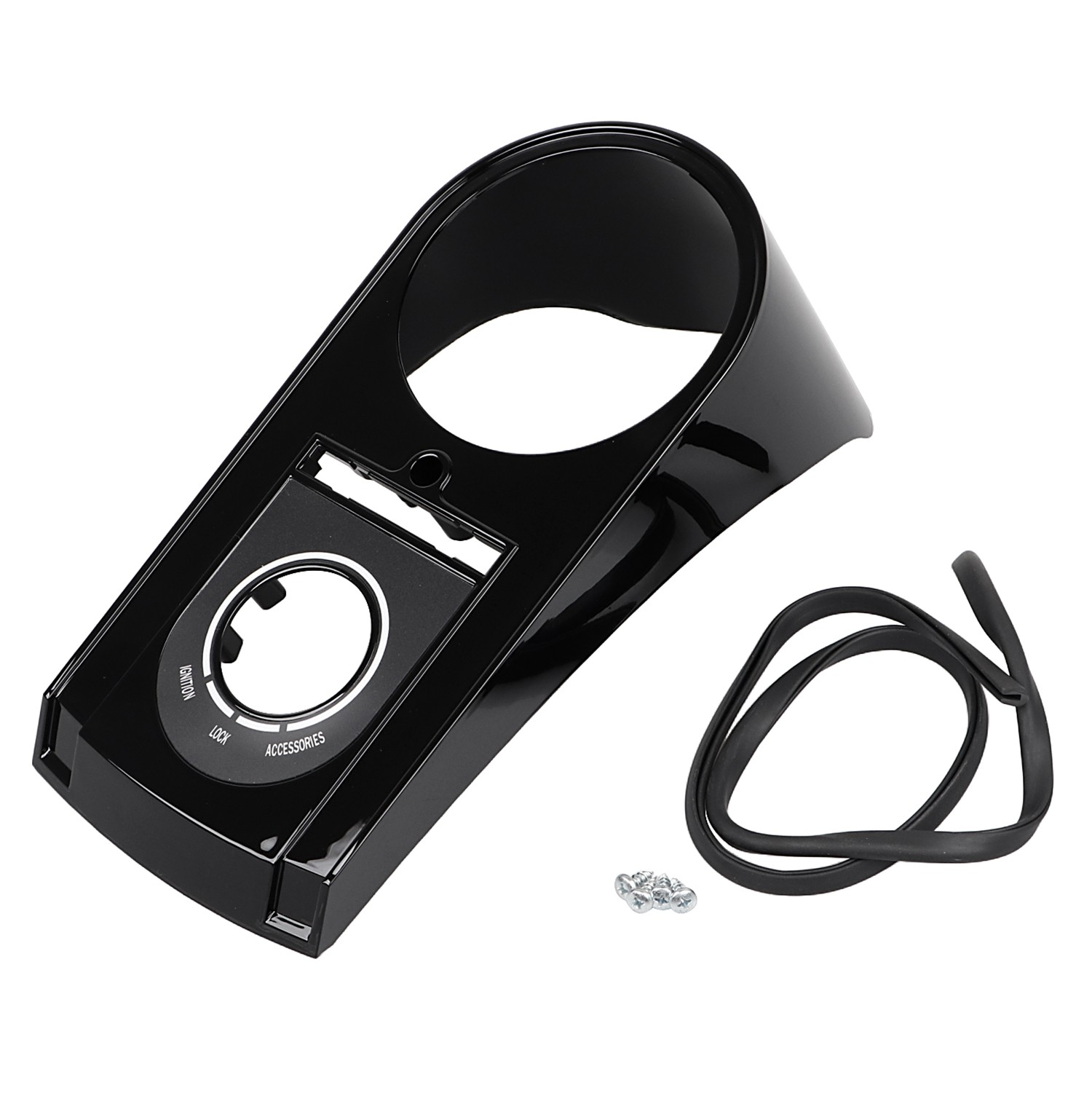 Gloss Black Dash Speedometer Housing For Harley Heritage Softail Classic Fat Boy
