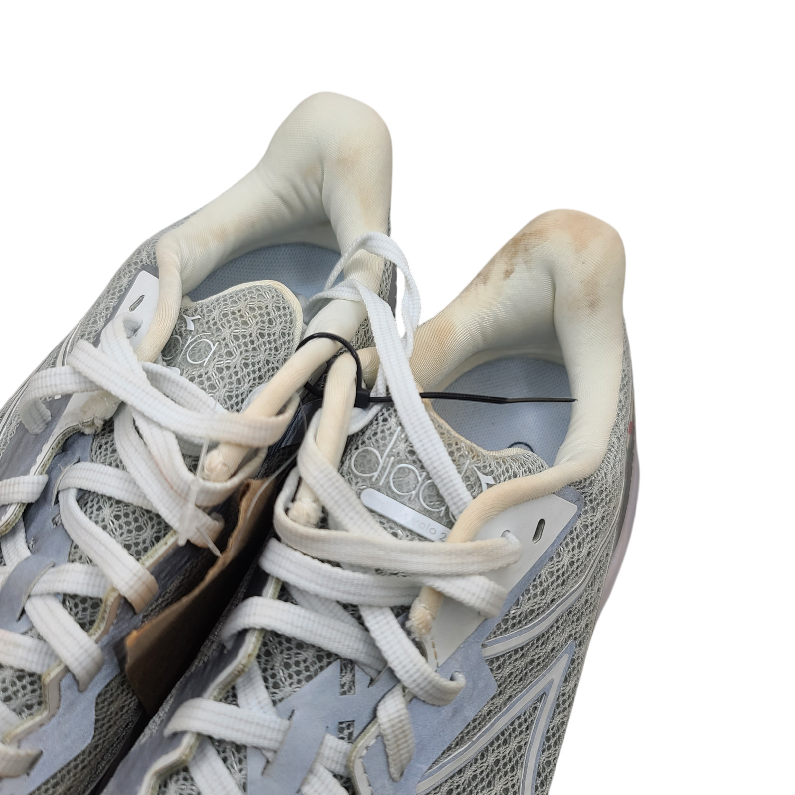 Diadora Women's Mythos Blushield Hip 5 Running Shoes Gray 8 *Imperfect/No box*
