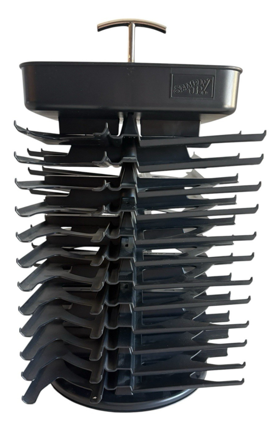 Stampin Up 48 Slot Ink Pad Holder Caddy Rotating Carousel Storage Rack