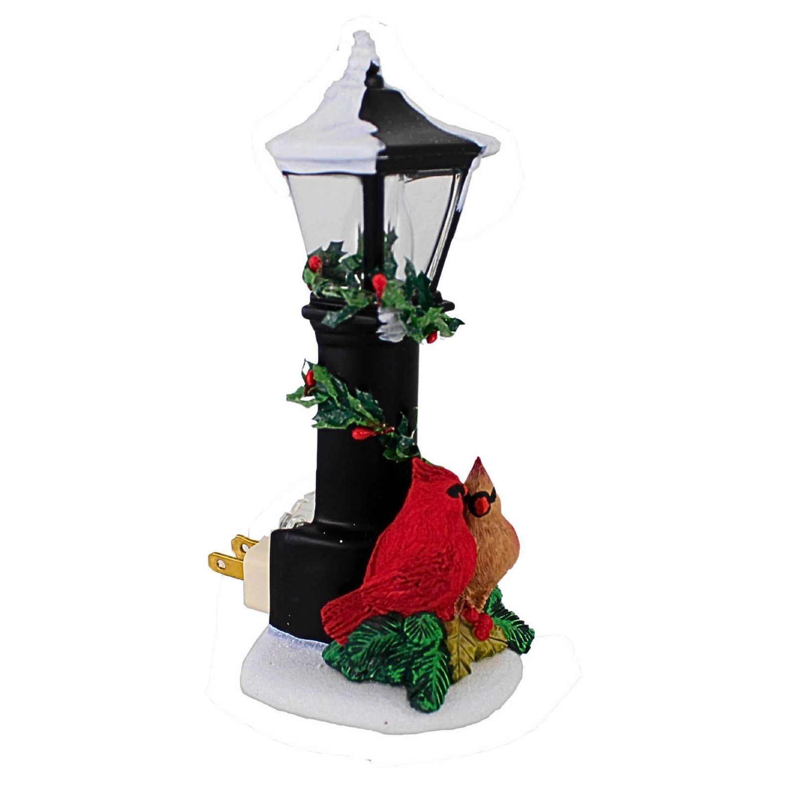 Roman Cardinal Lamppost Swivel Plug Nightlight