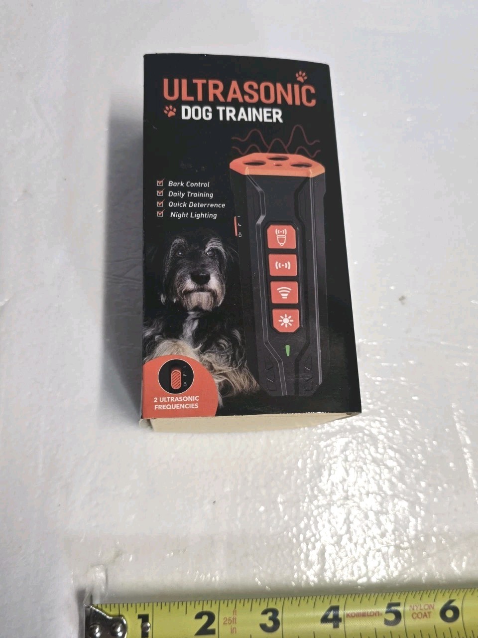 Home Colorful Ultrasonic Dog Bark Deterrent Devices 23ft Range Control *Open Box