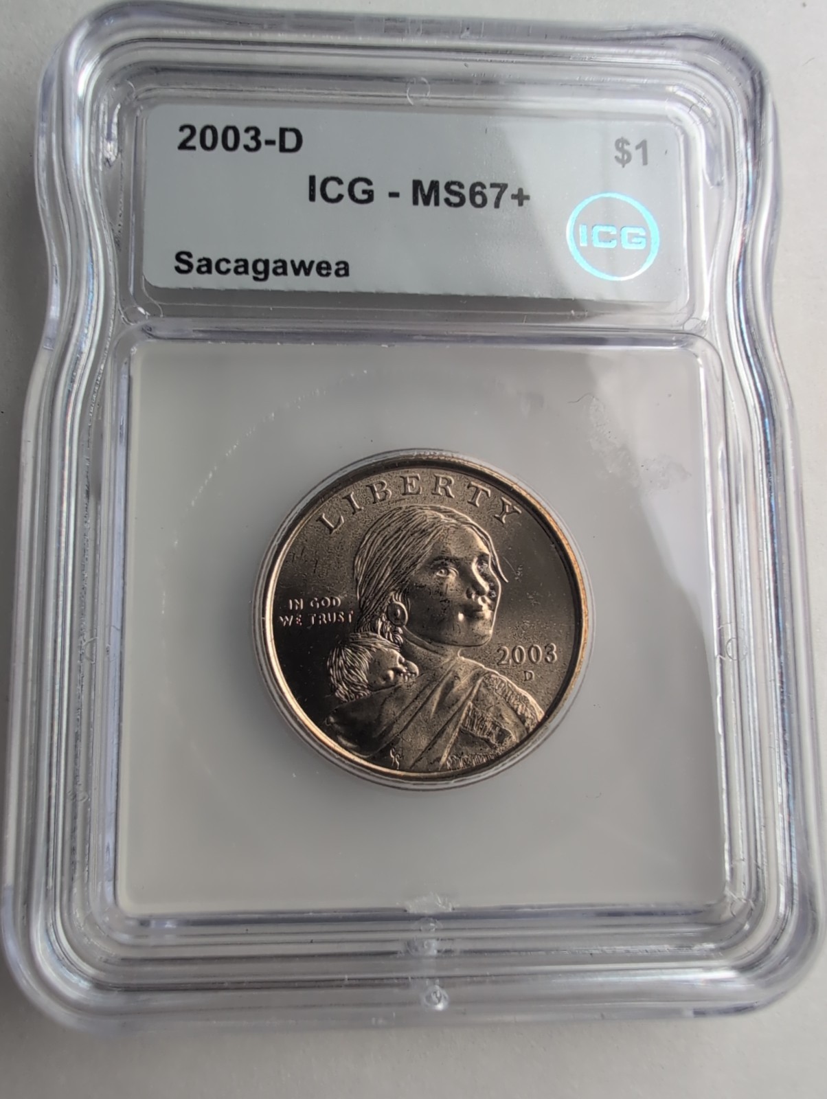 2025D PCGS MS66 Position B & 2003D ICG MS67+ Sacagawea