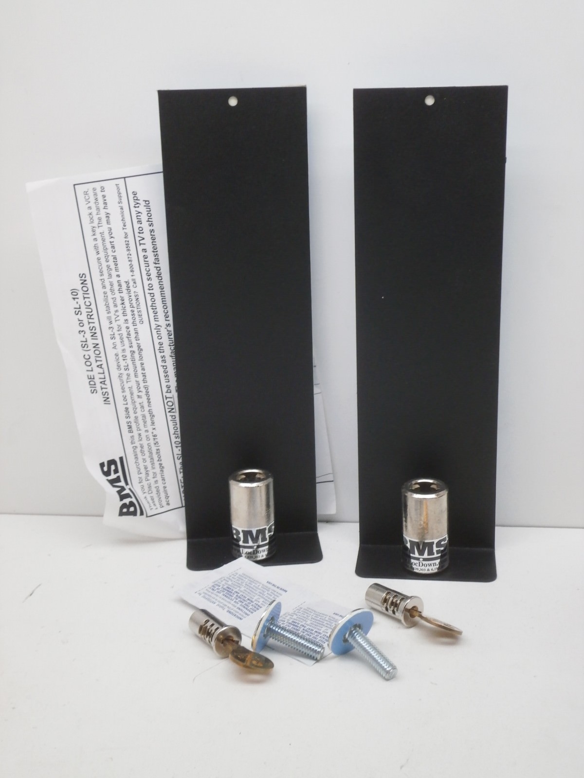 BMS Machine Security SL-10 Side Loc Lock Down for Securing TV Monitor Anything