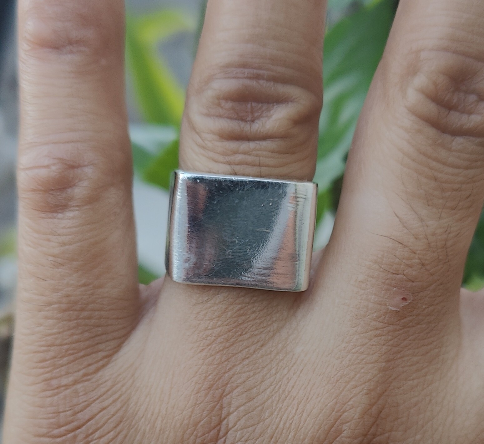Wide Band,925 Sterling silver Band & Statement Meditation Handmade Ring All Size