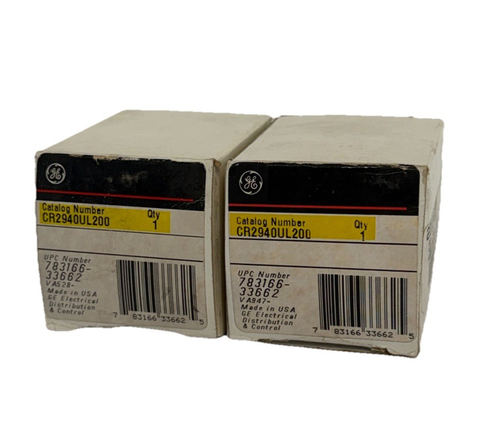 LOT OF 2 NIB GENERAL ELECTRIC CR2940UL200 LOCKING ATTACHMENTS