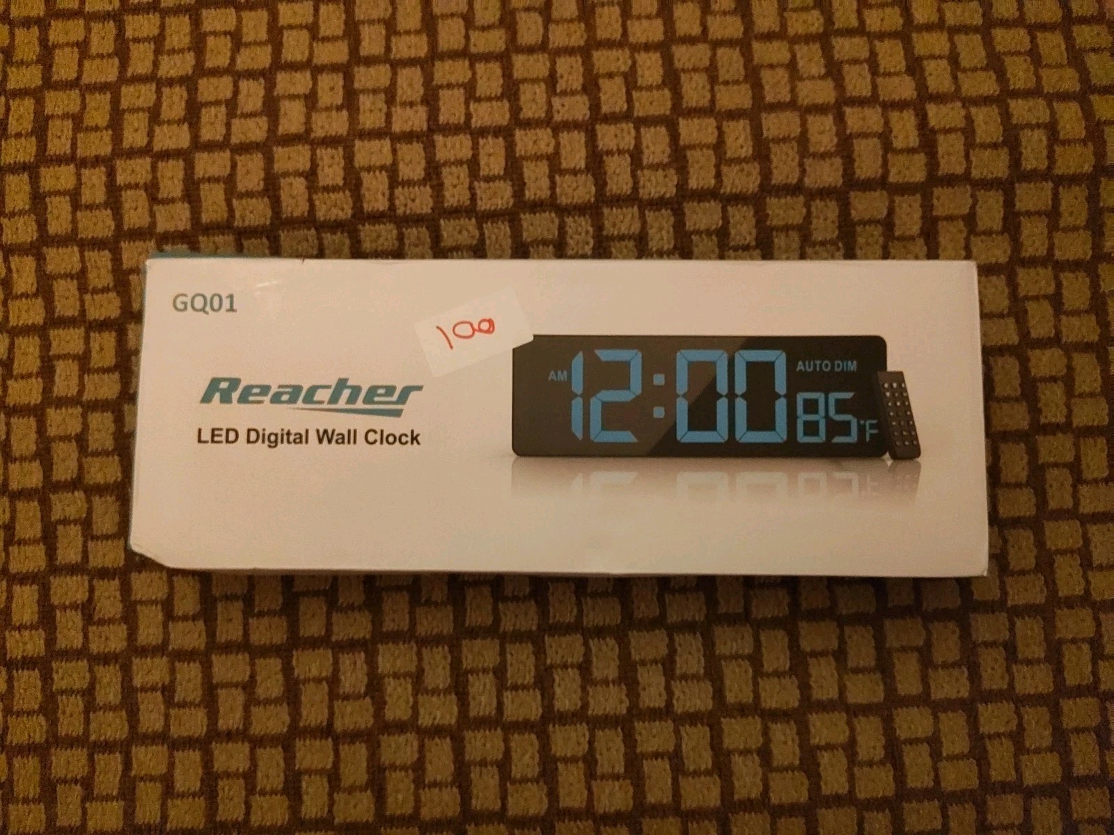 REACHER 16.5" -  Large Digital Wall Timer Clock with Countdown Timer + Auto Dim